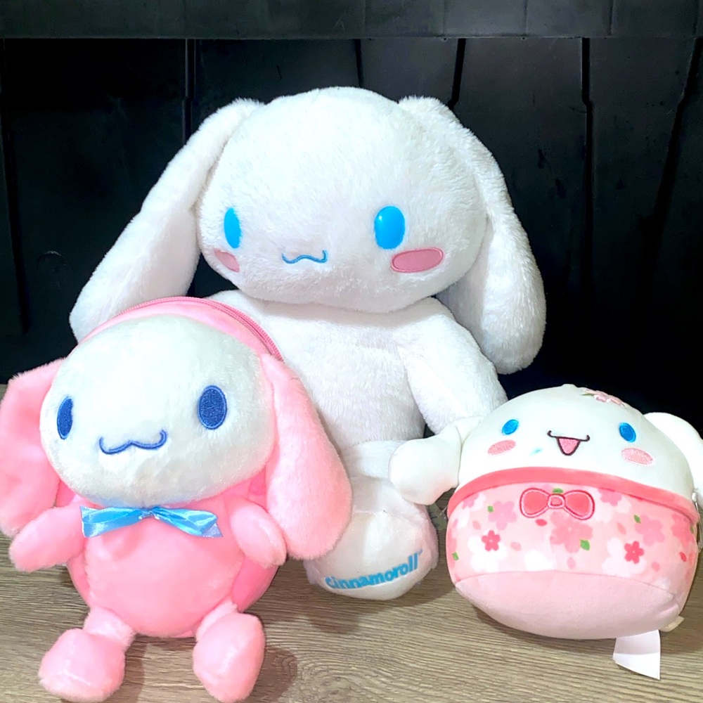 Build a Bear Workshop Cinnamoroll  Sanrio Small & Small Bag Lot of 3